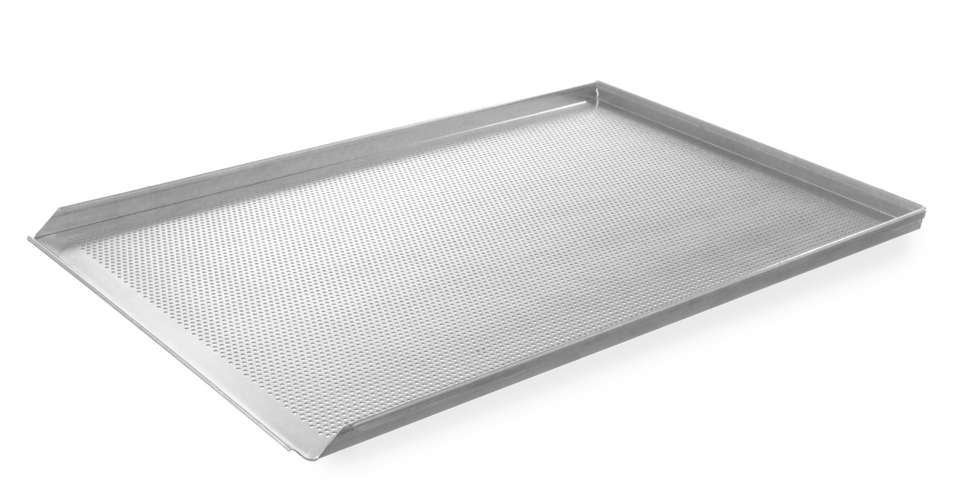Hendi 600x400mm perforuota konditerinė kepimo skarda su 3 borteliais