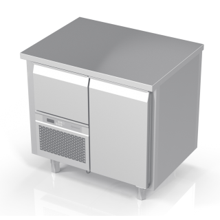 Novameta cooling counter with 1 door, -20 ... -18°C