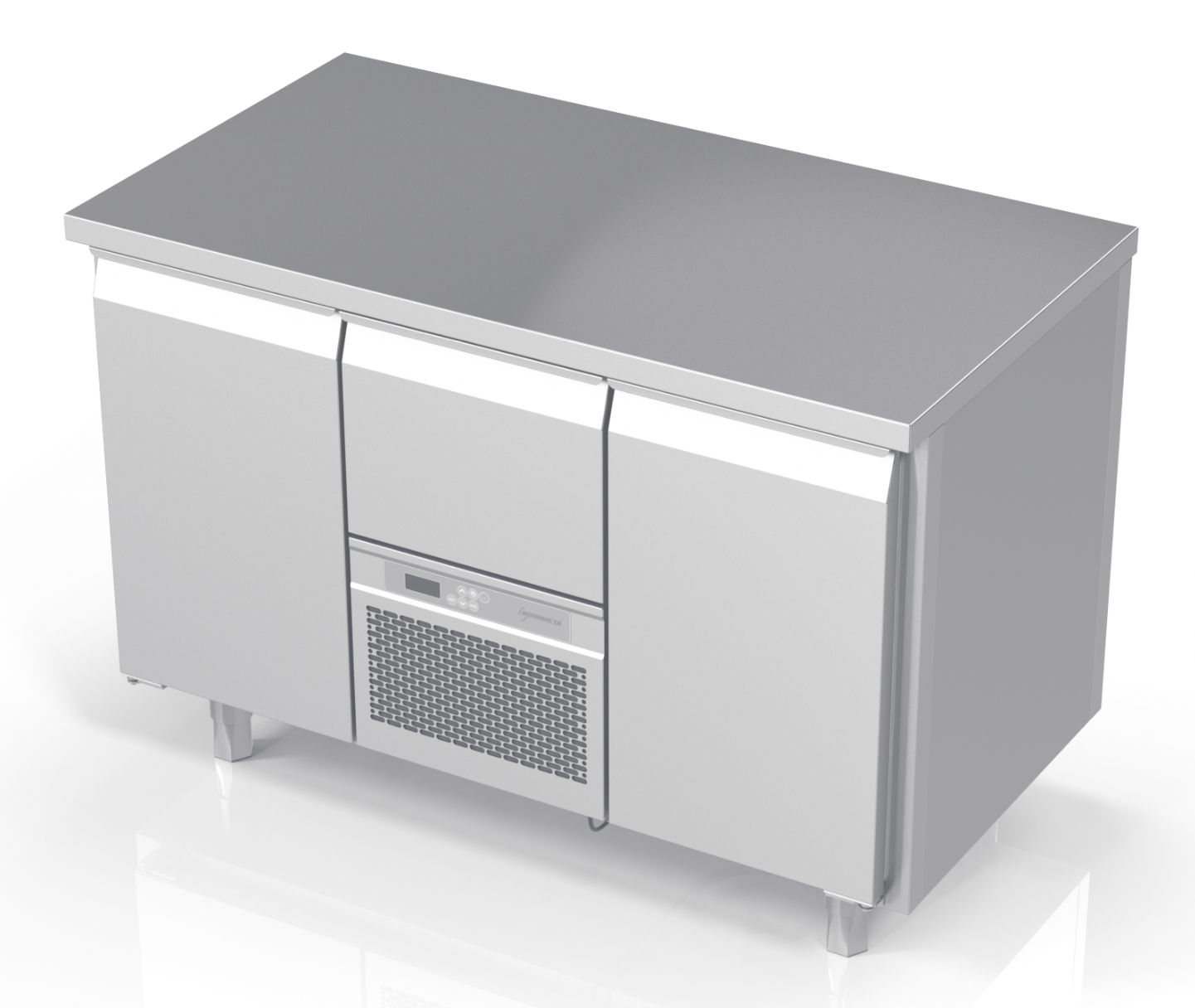 Novameta counter freezer with 2 Doors, -20 ... -18°C FP0-M202-130/70/90