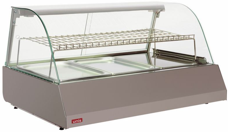 Unis Cool šildoma vitrina Kentucky Hot 3GN Eco