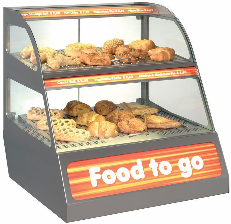 Unis Cool šildoma vitrina Kentucky Hot 1S Self-Service