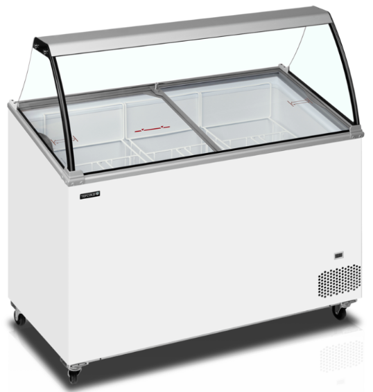 Tefcold glassfrys IC402SCE-SO