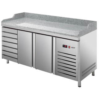 Asber pizzabänk ETP-8-200-27 HC GR