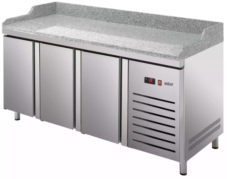 Asber pizzabänk ETP-8-200-30 HC GR