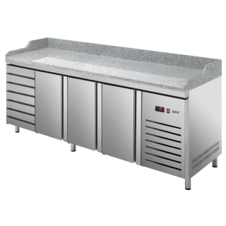 Asber pizzabänk ETP-8-250-37 HC GR