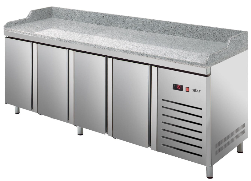 Asber pizzabänk ETP-8-250-40 HC GR