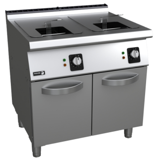 Fagor gasfritös med stativ 2x15 L