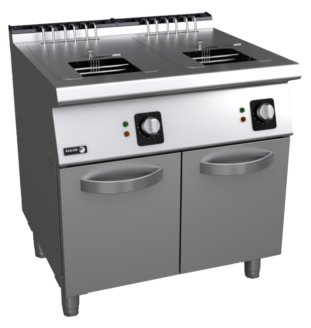 Fagor fritös med stativ 2x15L F-E7215