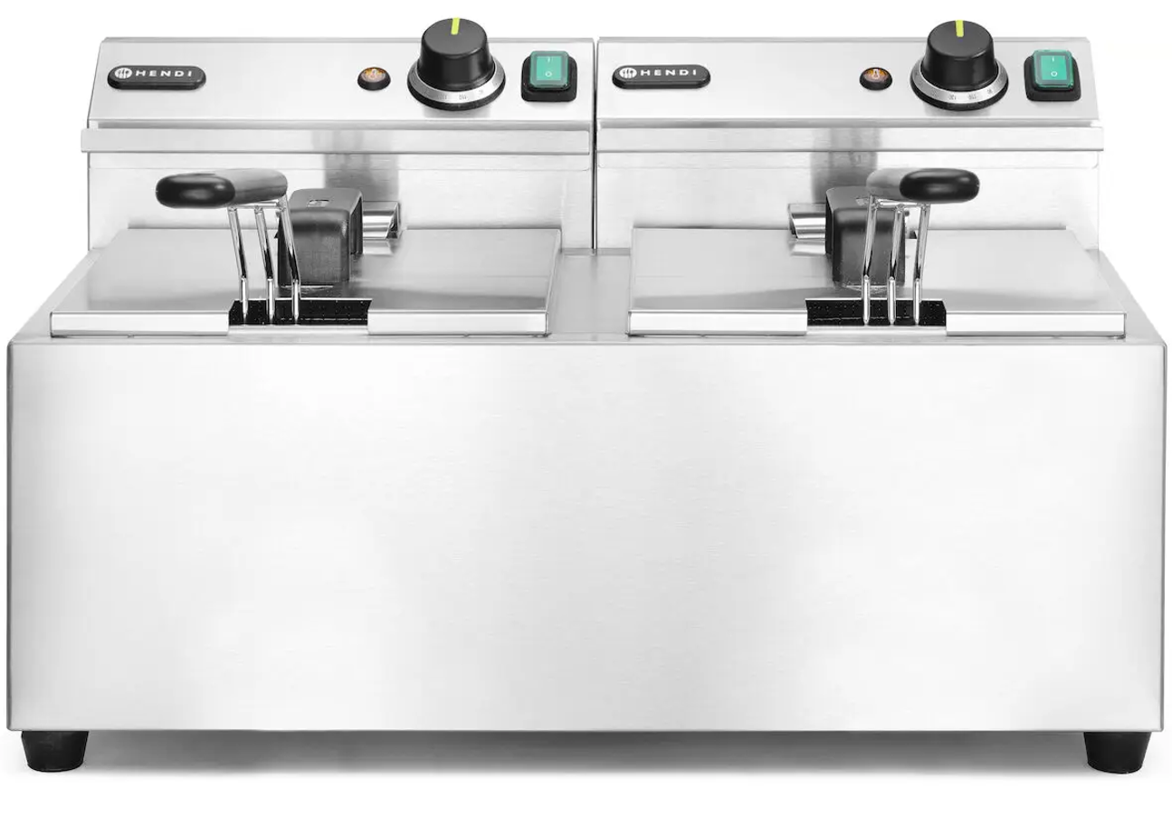 Hendi fritös Mastercook 2x8L