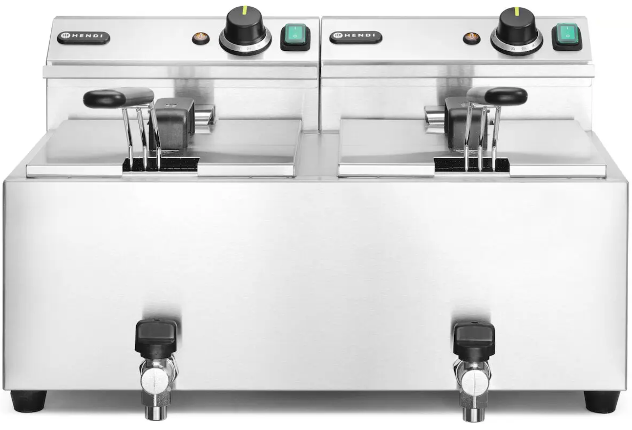 Hendi fritös Mastercook 2x8L