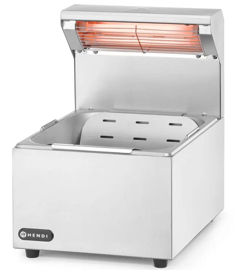 Hendi pommes fritesvärmare GN 1/2