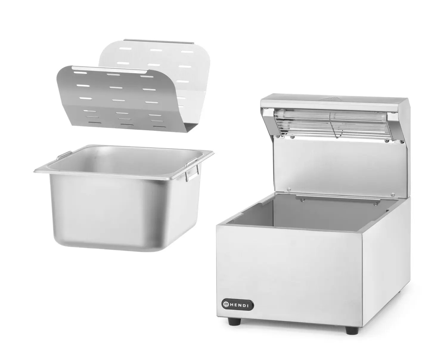 Hendi pommes fritesvärmare GN 1/2