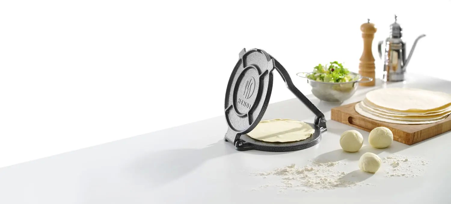 Hendi tortillapress i gjutjärn