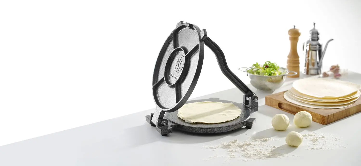 Hendi tortillapress i gjutjärn