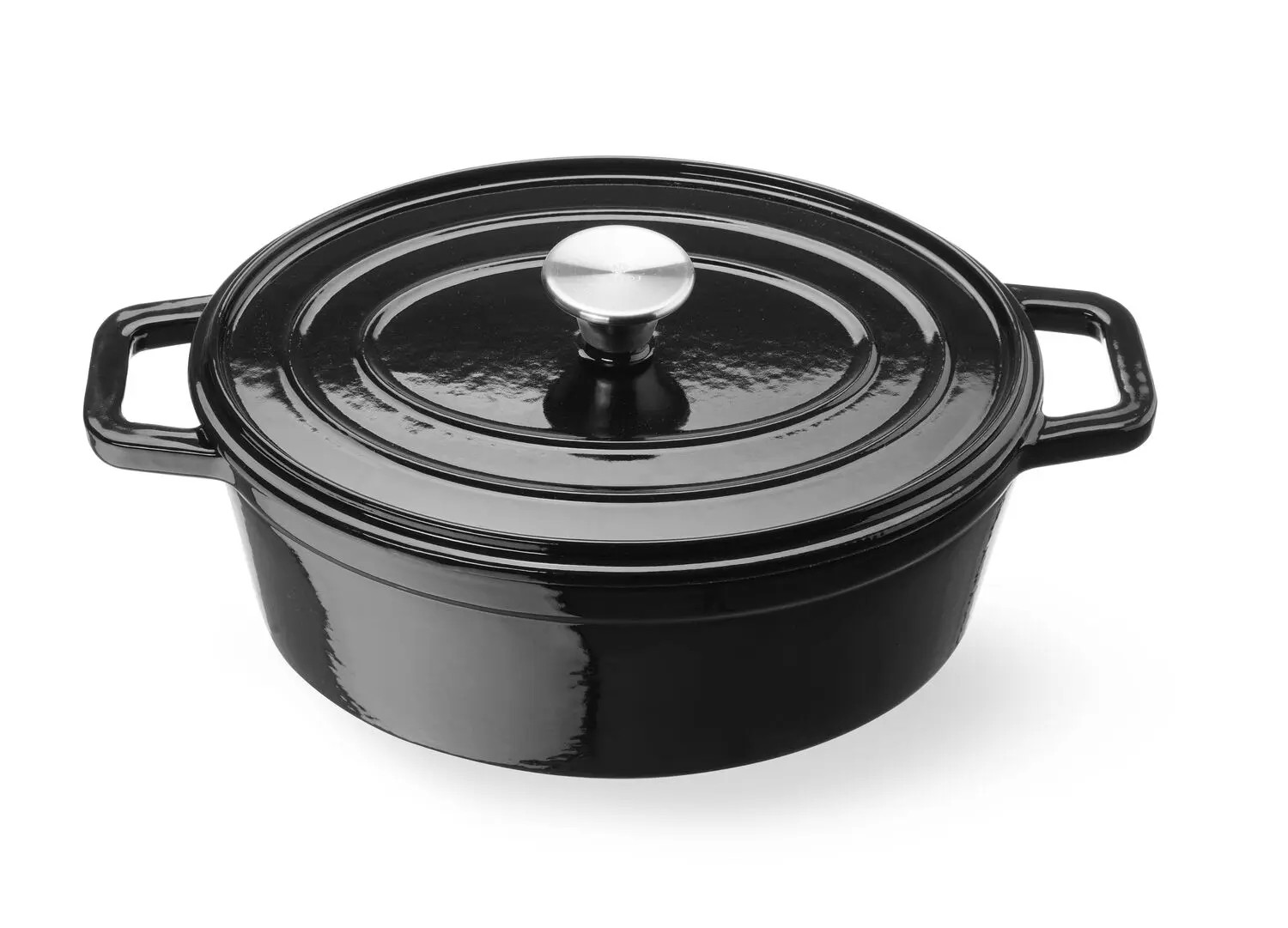 Hendi emaljerad gjutjärnsgryta 4,4 L