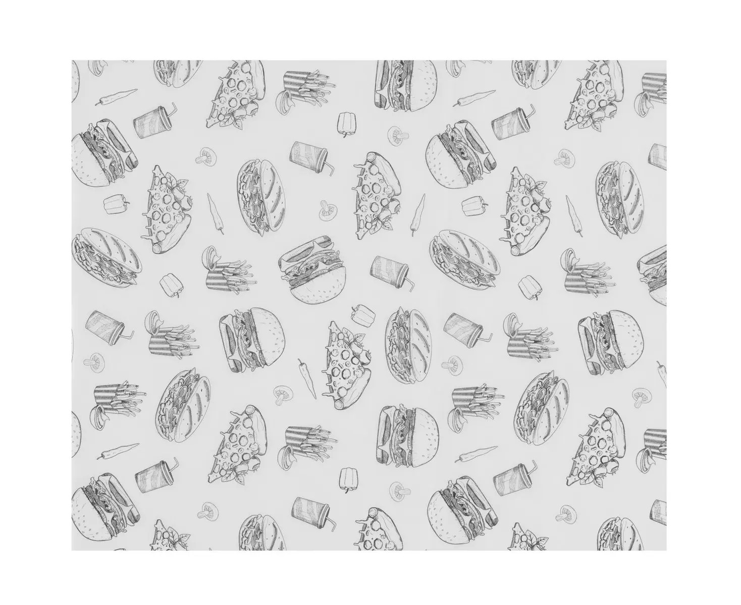Hendi fettbeständigt papper 200x250 mm