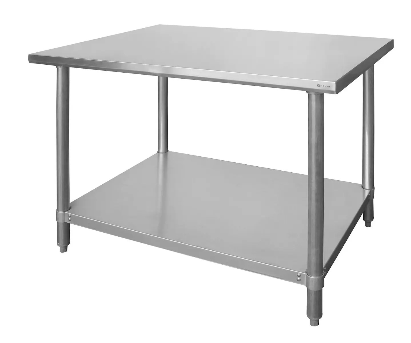 Hendi rostfritt stålbord med hylla Budget Line 1400x600x850 mm
