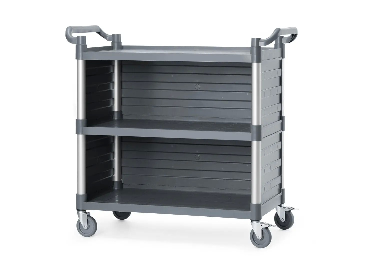 Hendi polypropenvagn med 3 hyllor