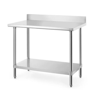 Hendi rostfritt stålbord med hylla Budget Line 1000x600x950 mm