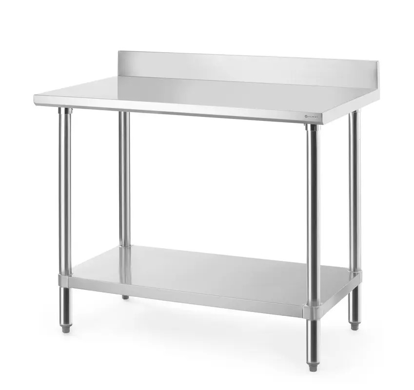 Hendi rostfritt stålbord med hylla Budget Line 1000x600x950 mm