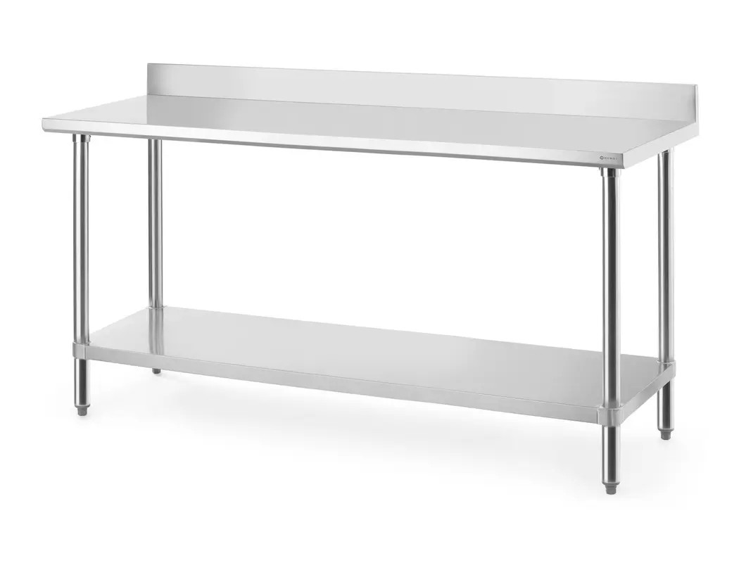 Hendi rostfritt stålbord med hylla Budget Line 1400x600x950 mm