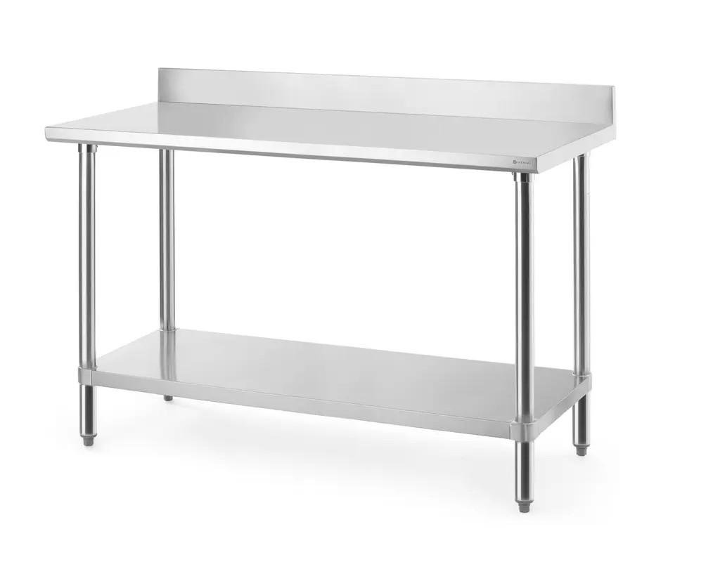 Hendi bord i rostfritt stål med hylla Budget Line 1200x600x950mm