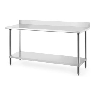 Hendi rostfritt stålbord med hylla Budget Line 1800x600x950 mm