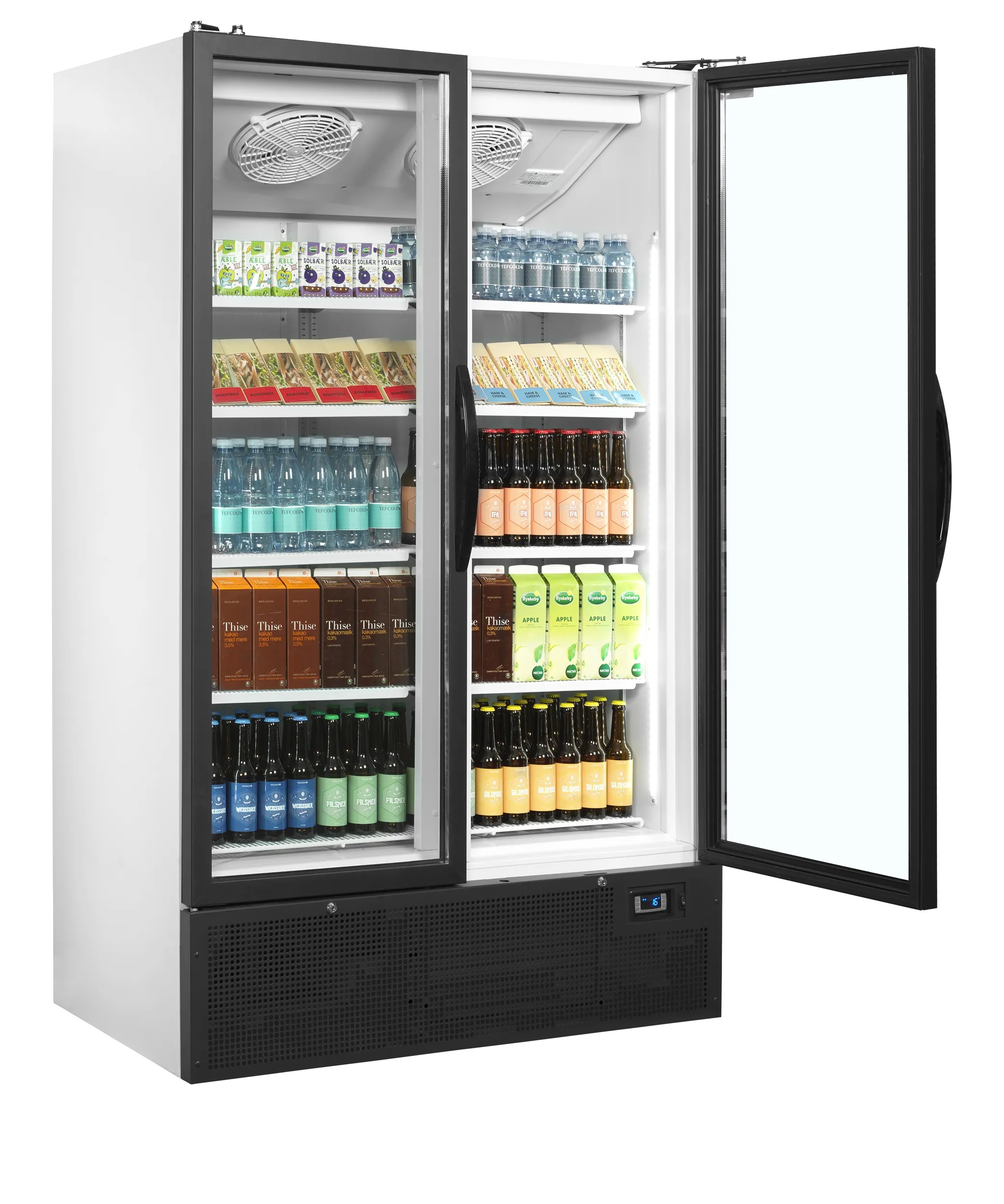Tefcold dubbel displaykyl FS1202H