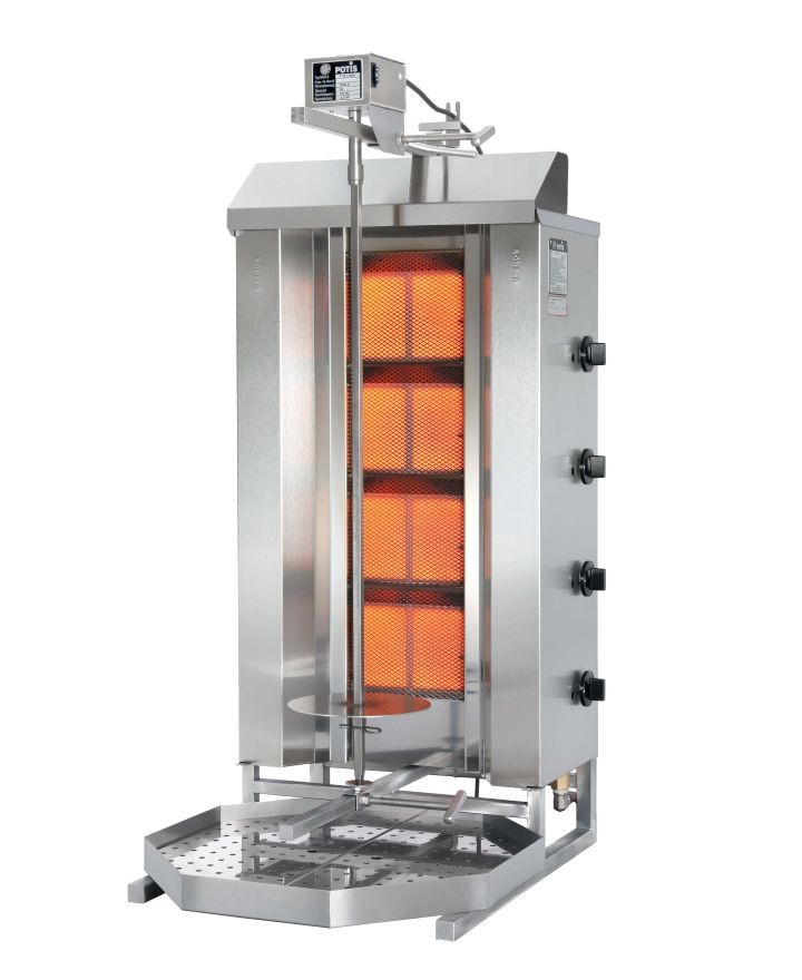 Potis kebabgrill GD4-S gasol