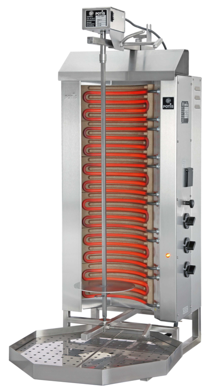 Potis elektrisk kebabgrill E3-S