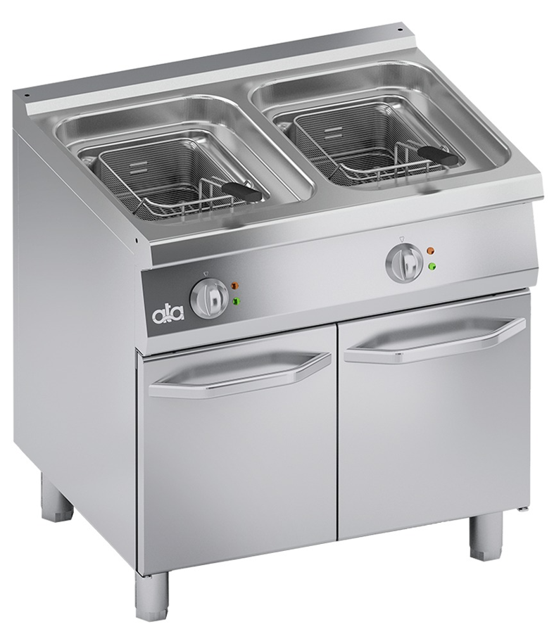 ATA fritös med stativ 2x10 L C2EFG1010