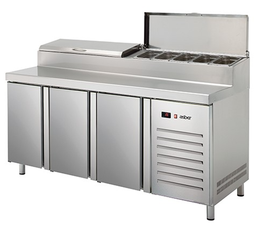 Asber kallskänkbänk ETPZ-8-200 HC GN 1/3