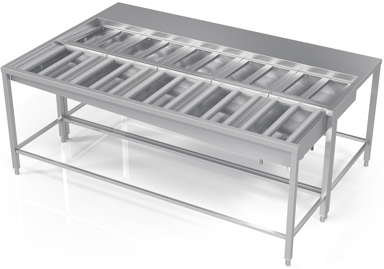 Sorteringsbord med helbreda rullar Z-ISL-PRX-150/145/90