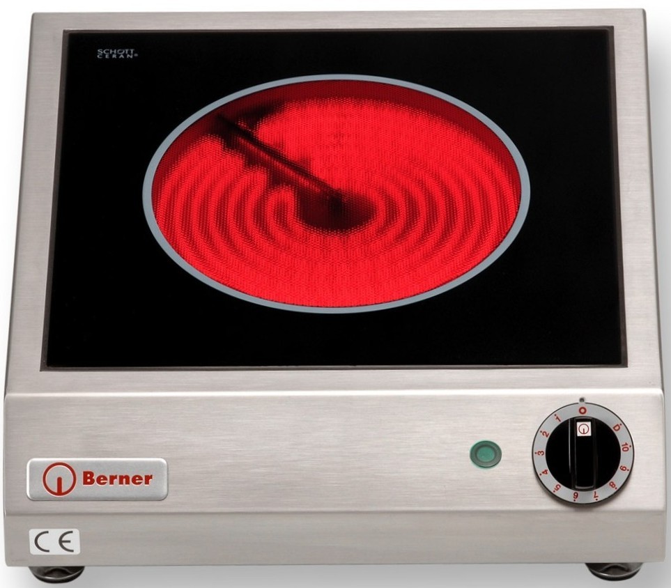 Berner elektrisk spis med glaskeramisk yta BS1C