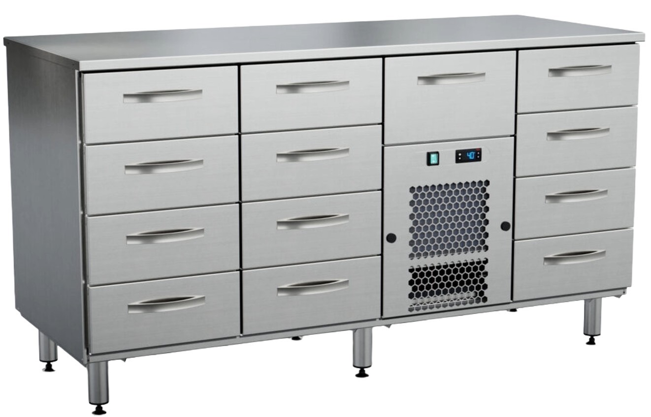 Inox Baltic kylbord för livsmedel TSK-16013