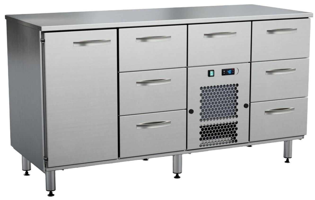 Inox Baltic kylbord för livsmedel TSK-1617