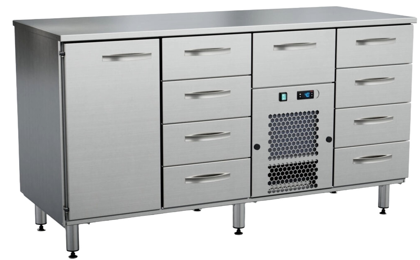 Inox Baltic kylbord för livsmedel TSK-1619
