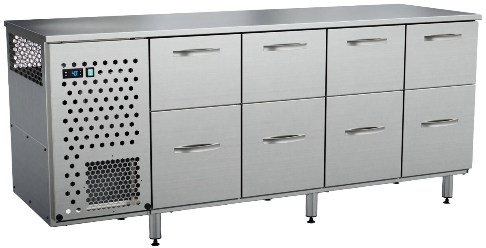 Inox Baltic kylbord för drycker JSK-2008