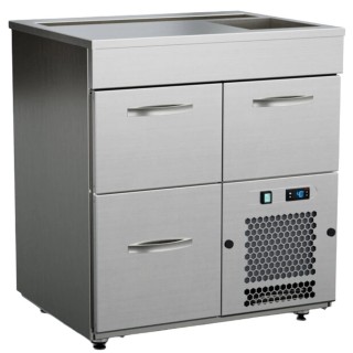 Inox Baltic kylbord för bar BM-803