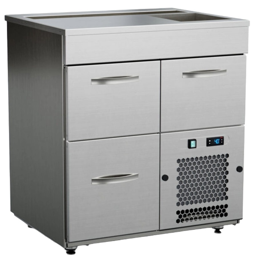 Inox Baltic kylbord för bar BM-803