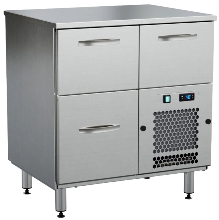 Inox Baltic kylbord för drycker JSK-803