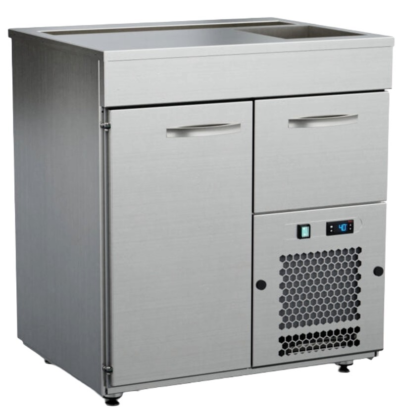 Inox Baltic kylbord för bar BM-811