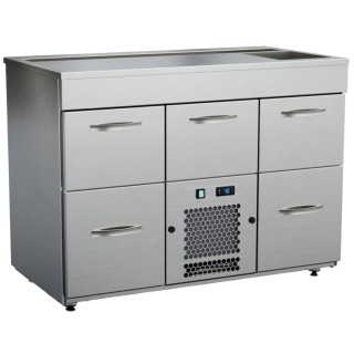 Inox Baltic kylt barbord BM-1205