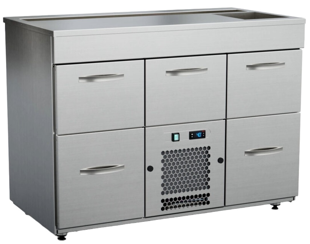 Inox Baltic kylt barbord BM-1205