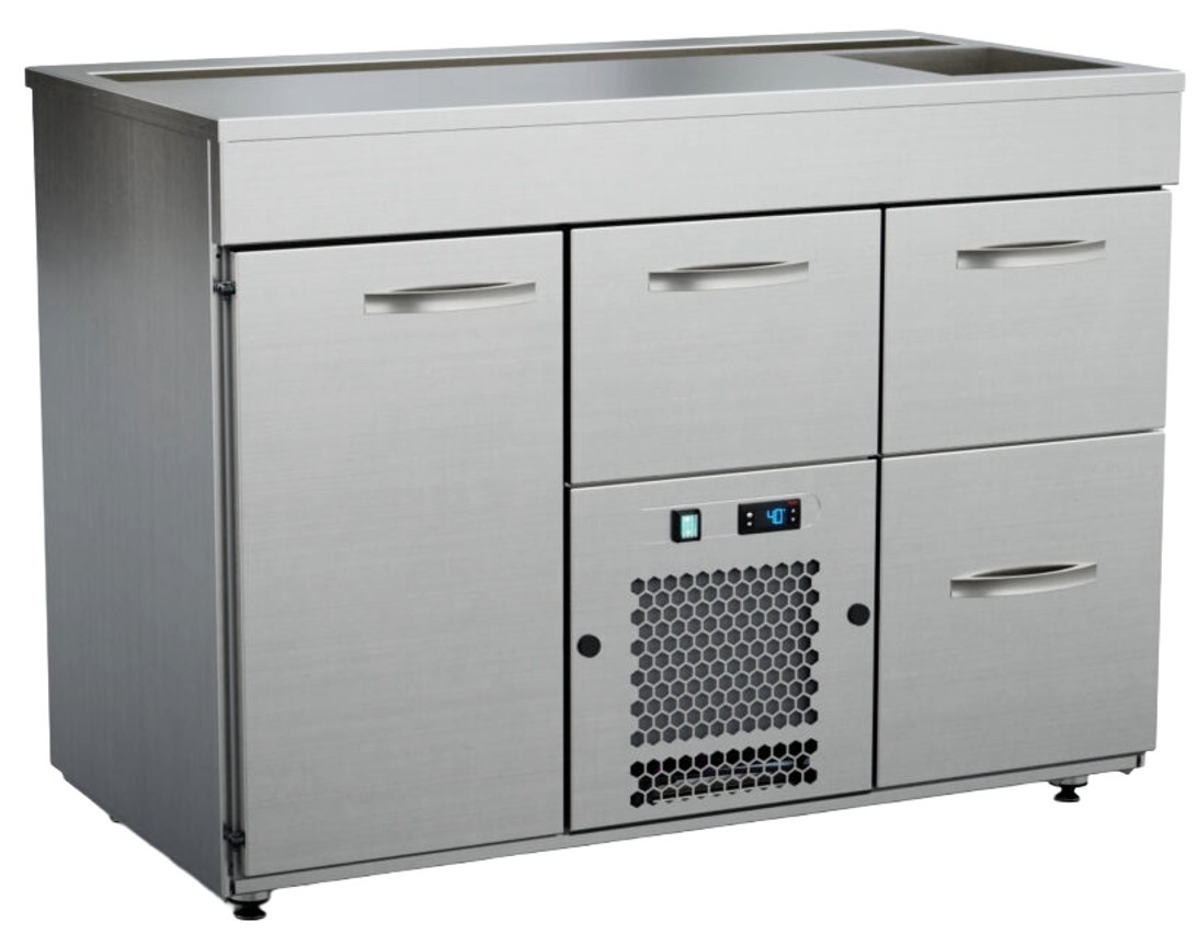 Inox Baltic kylt barbord BM-1213