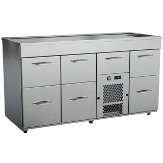Inox Baltic kylt barbord BM-1607