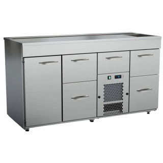 Inox Baltic kylt barbord BM-1615