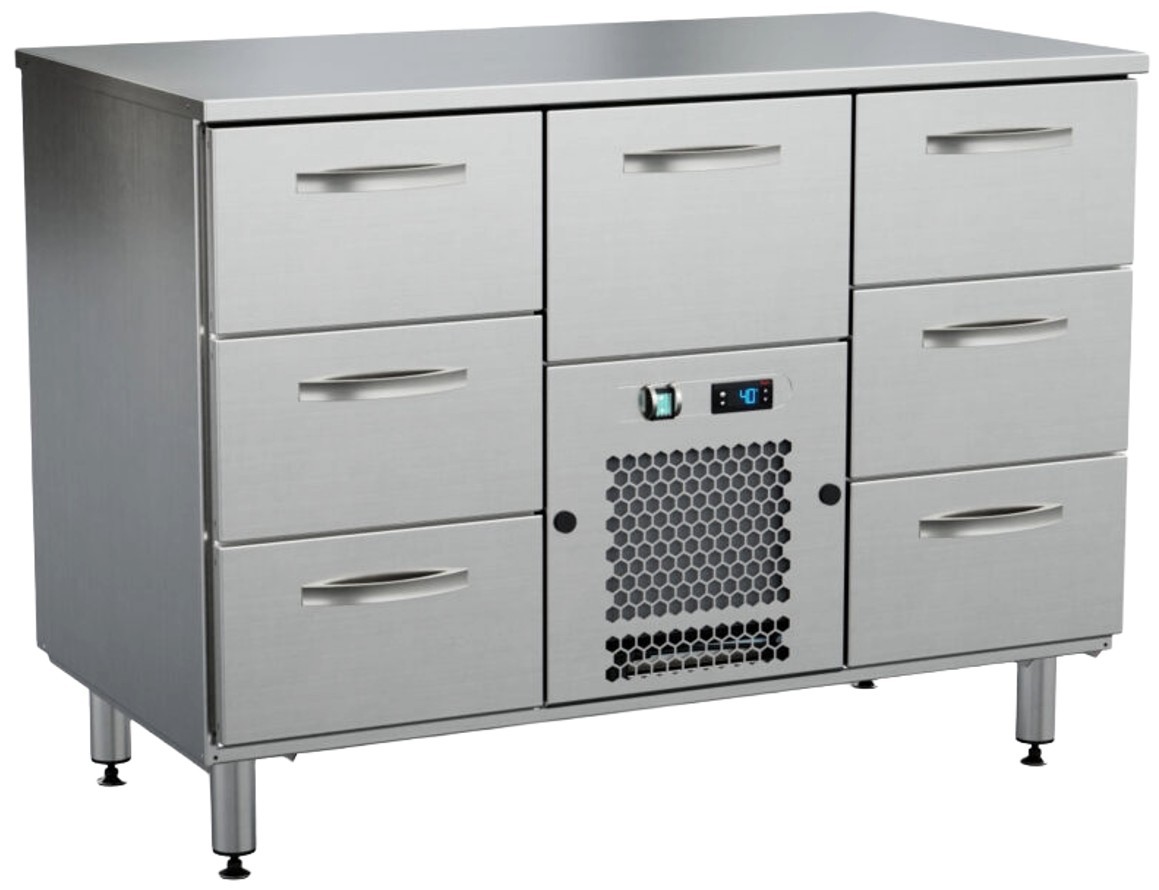 Inox Baltic kylbord för livsmedel TSK-1207