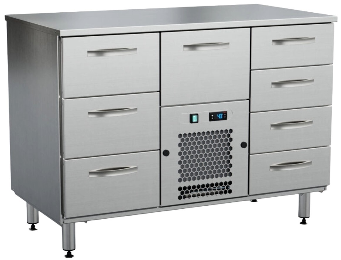 Inox Baltic kylbord för livsmedel TSK-1208