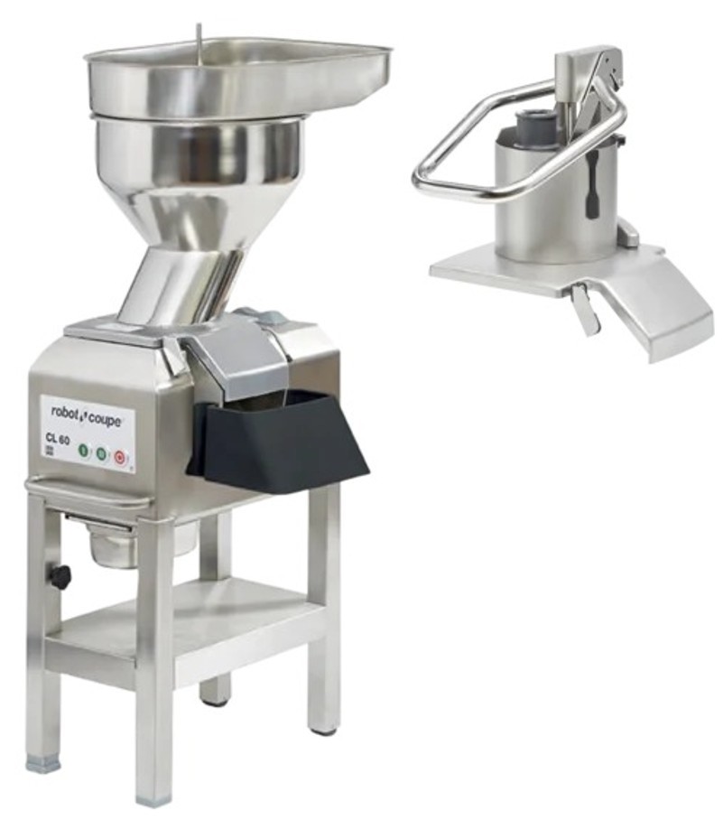 Robot Coupe grönsaksskärare med 2 matningshuvuden CL 60 2 Feed-heads